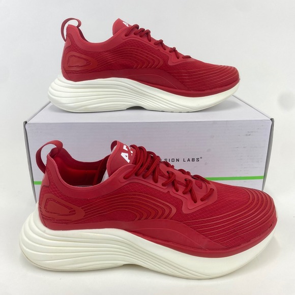 APL Streamline Running Shoes Cushioned Athletic Sneakers Red White Men's 7.5‎ - Picture 1 of 6